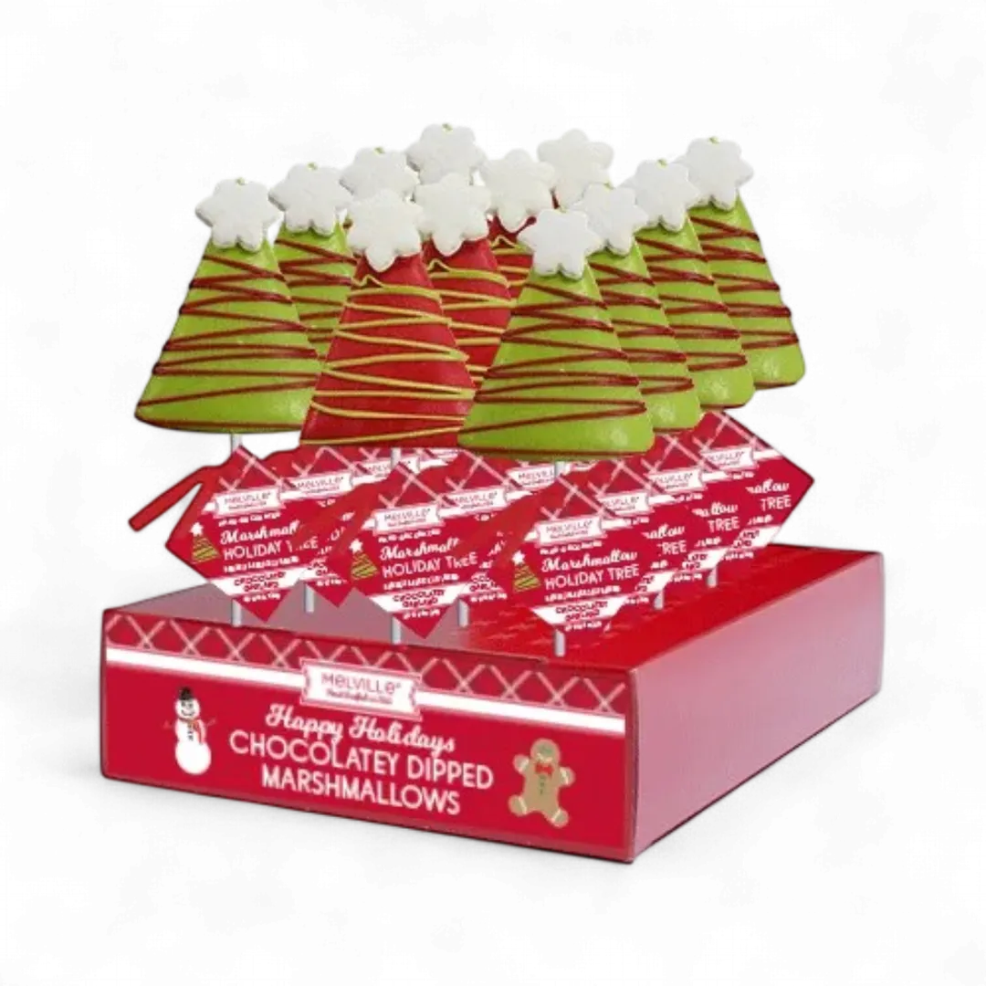 Triangle Tree Marshmallow Pops - Assorted