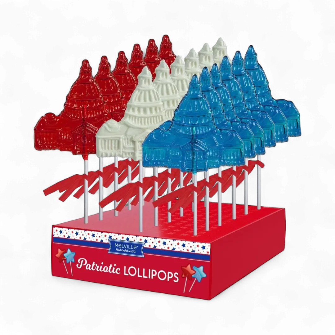 US Capital Building Lollipops - Assorted