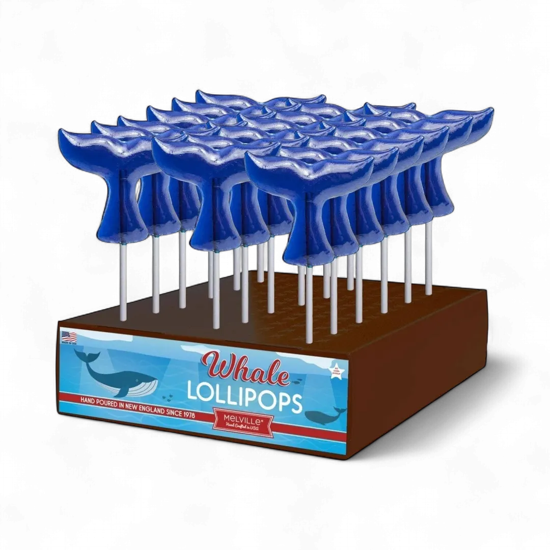 Whale Tail Lollipops