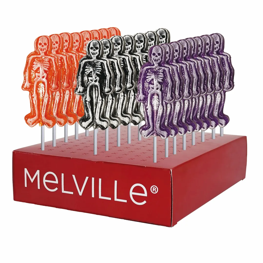 Frosted Skeleton Lollipops - Assorted variant