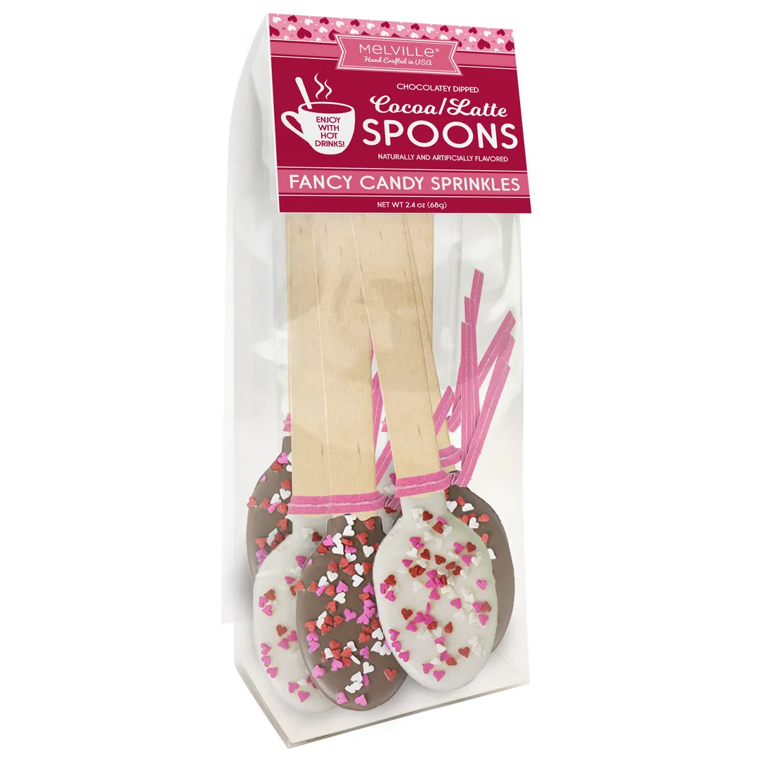 Valentine's Heart Chocolatey-Dipped Spoons variant