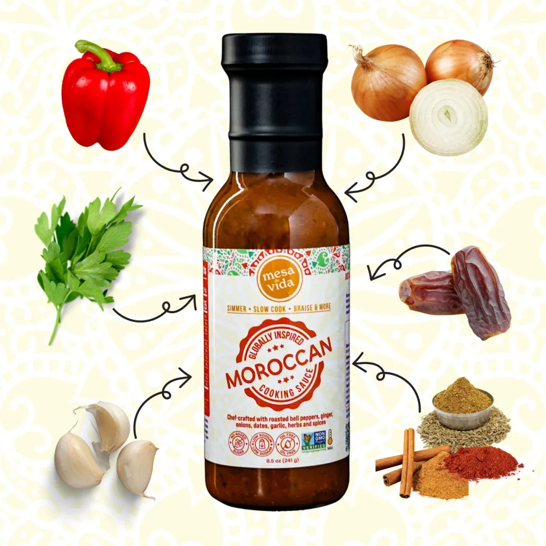 Globally Inspired Cooking Sauce Variety Pack -5 Bottles
