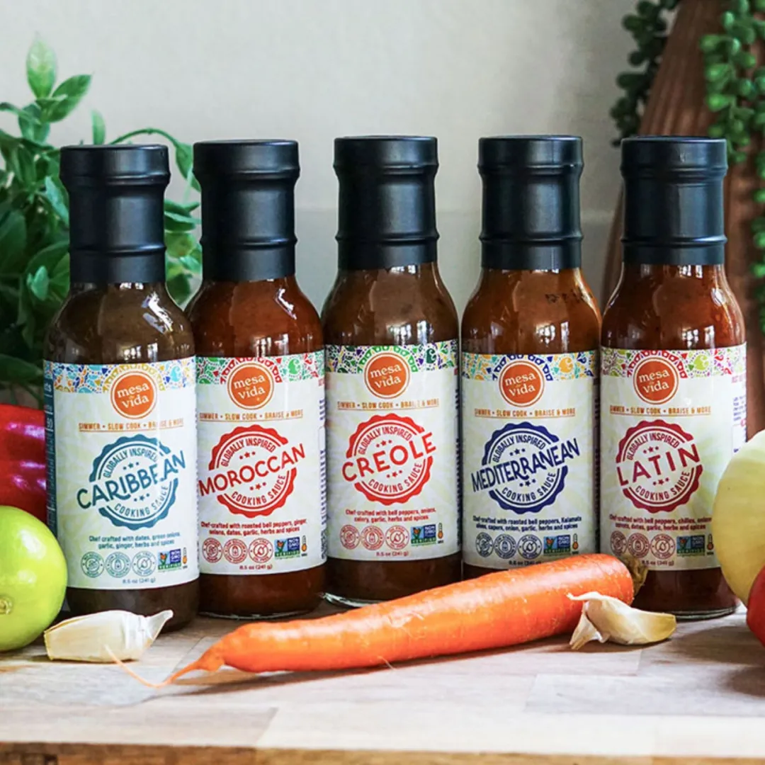 Globally Inspired Cooking Sauce Variety Pack -5 Bottles