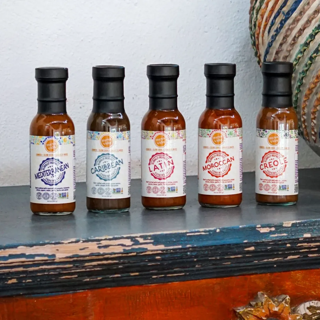 Globally Inspired Cooking Sauce Variety Pack -5 Bottles