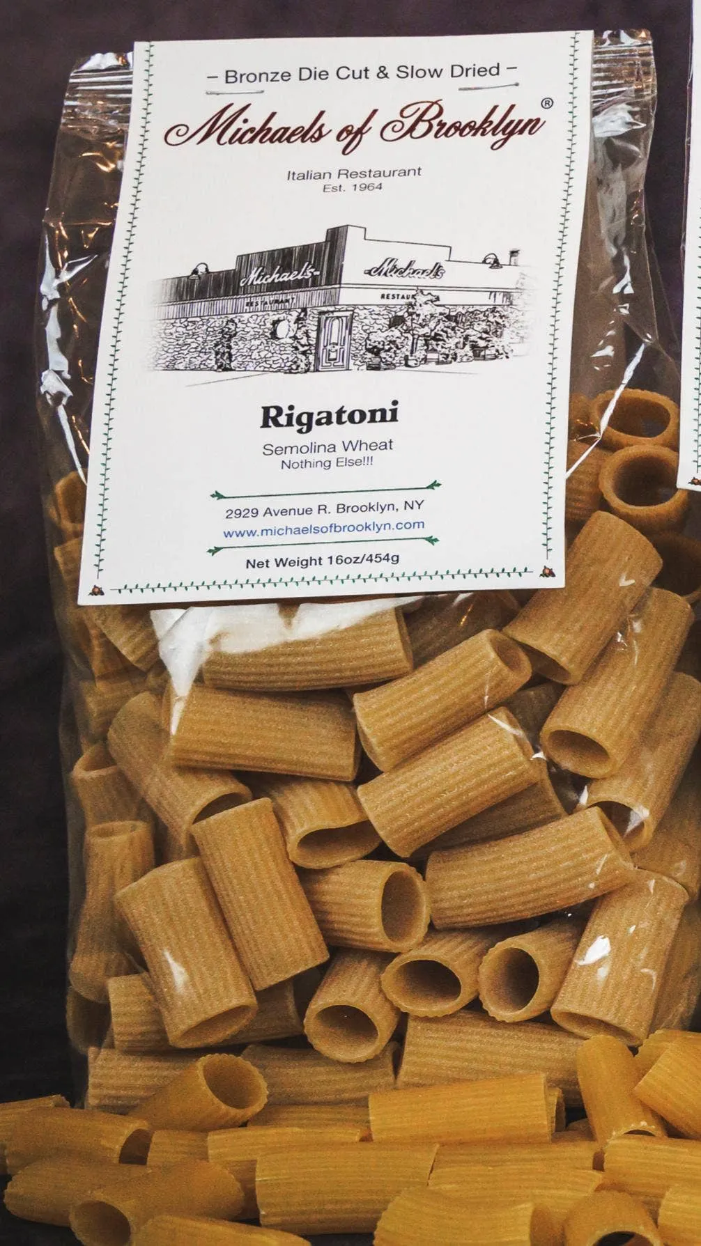 Slow Dried Rigatoni Pasta 