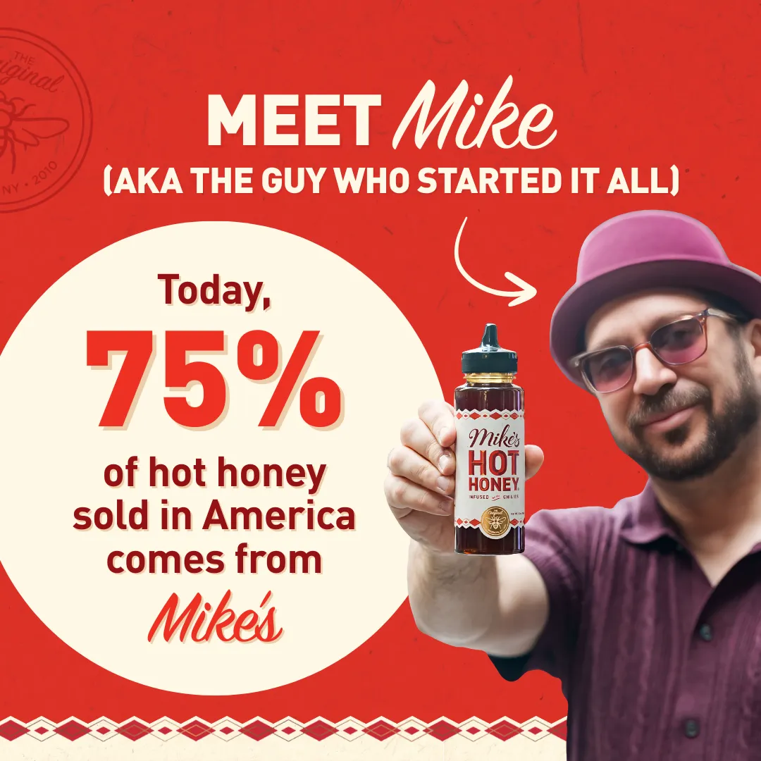 Mike's Hot Honey | Extra Hot | 6-pk | 12oz | Squeeze Bottle