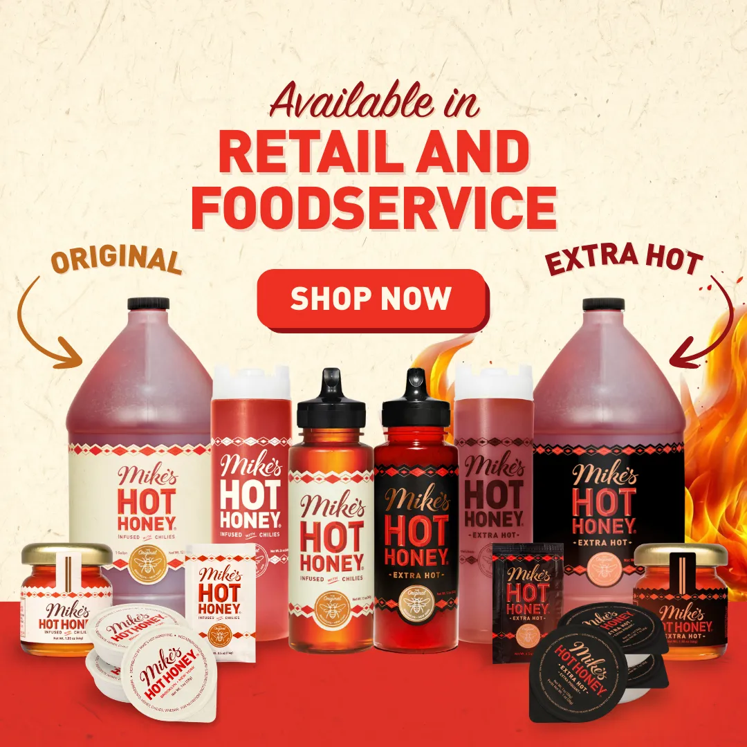 Mike's Hot Honey | Extra Hot | 6-pk | 12oz | Squeeze Bottle