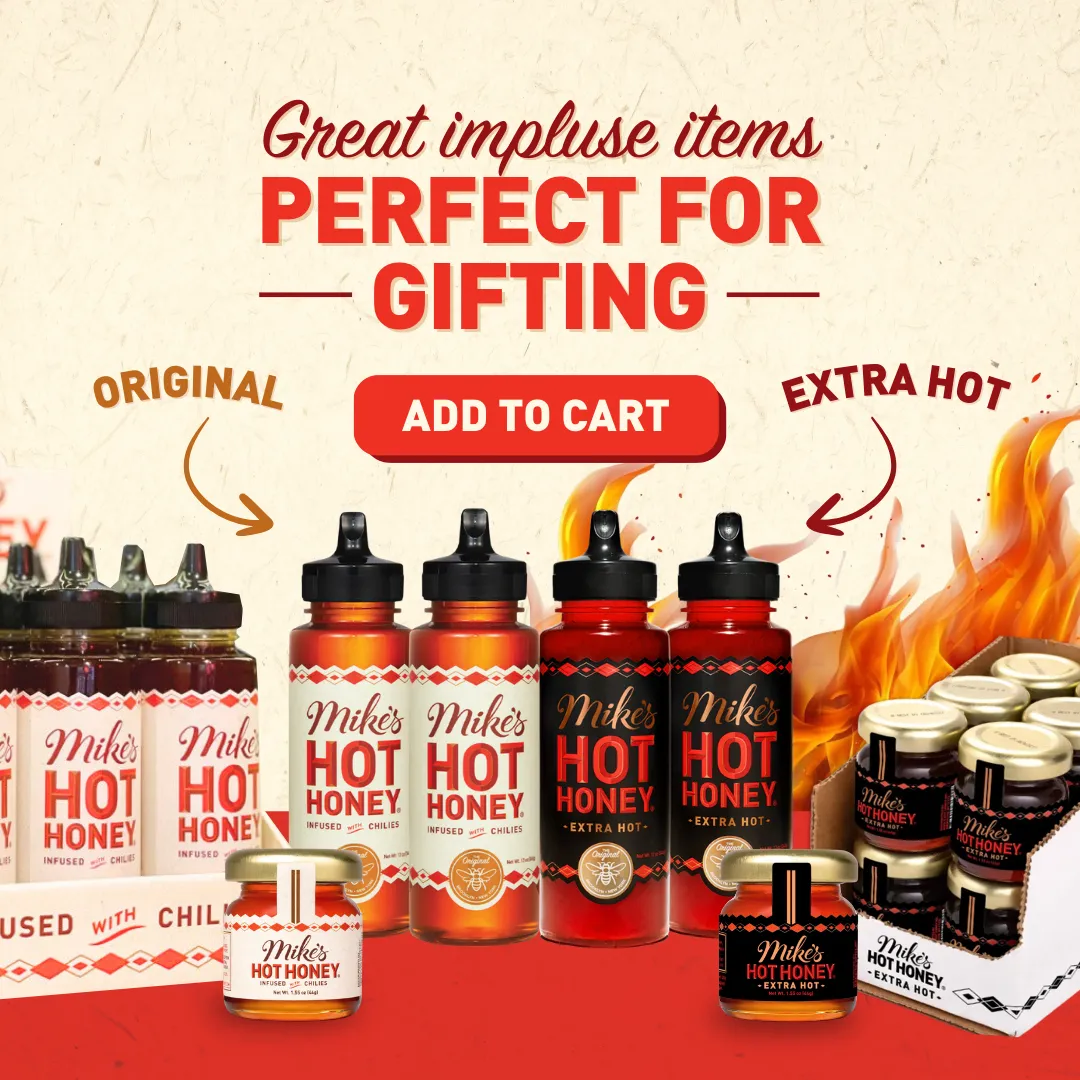 Mike's Hot Honey | Extra Hot | Mini Jars | 12-pack | 1.5oz