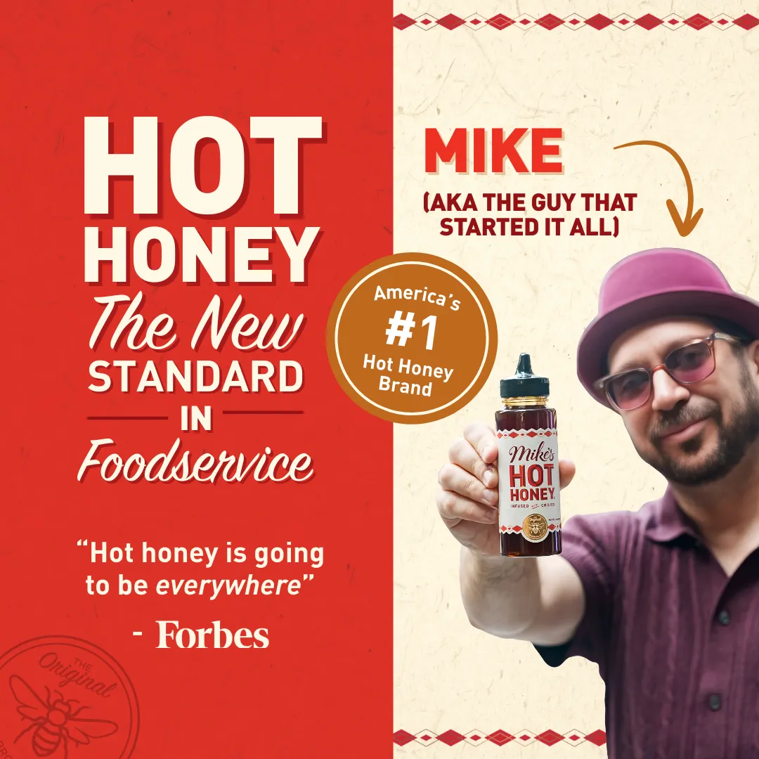 Mike's Hot Honey | Original | Chef's Bottle | 4 x 24 oz 