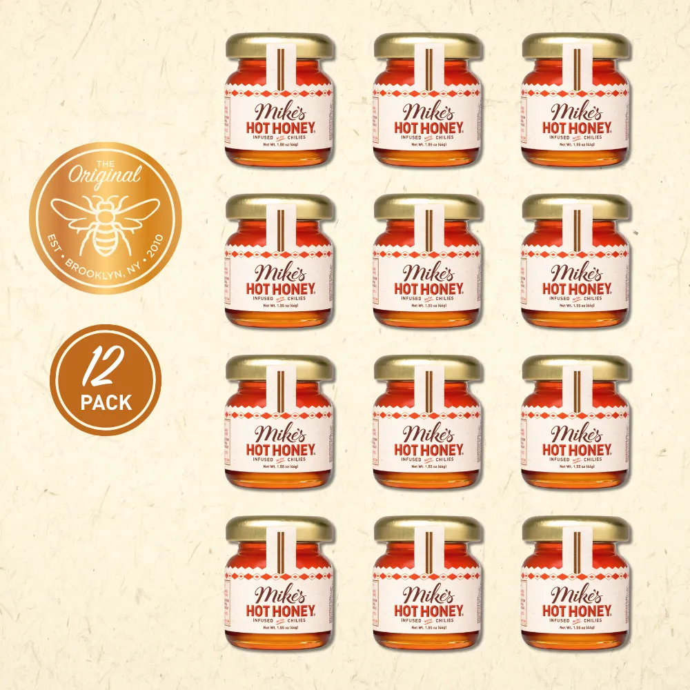 Mike's Hot Honey | Original | Mini Jars | 12-pack | 1.5oz