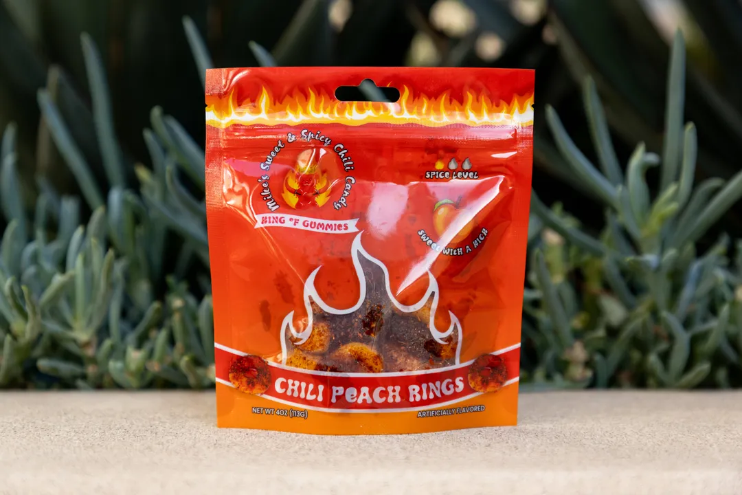 Chili Peach Rings (4oz)