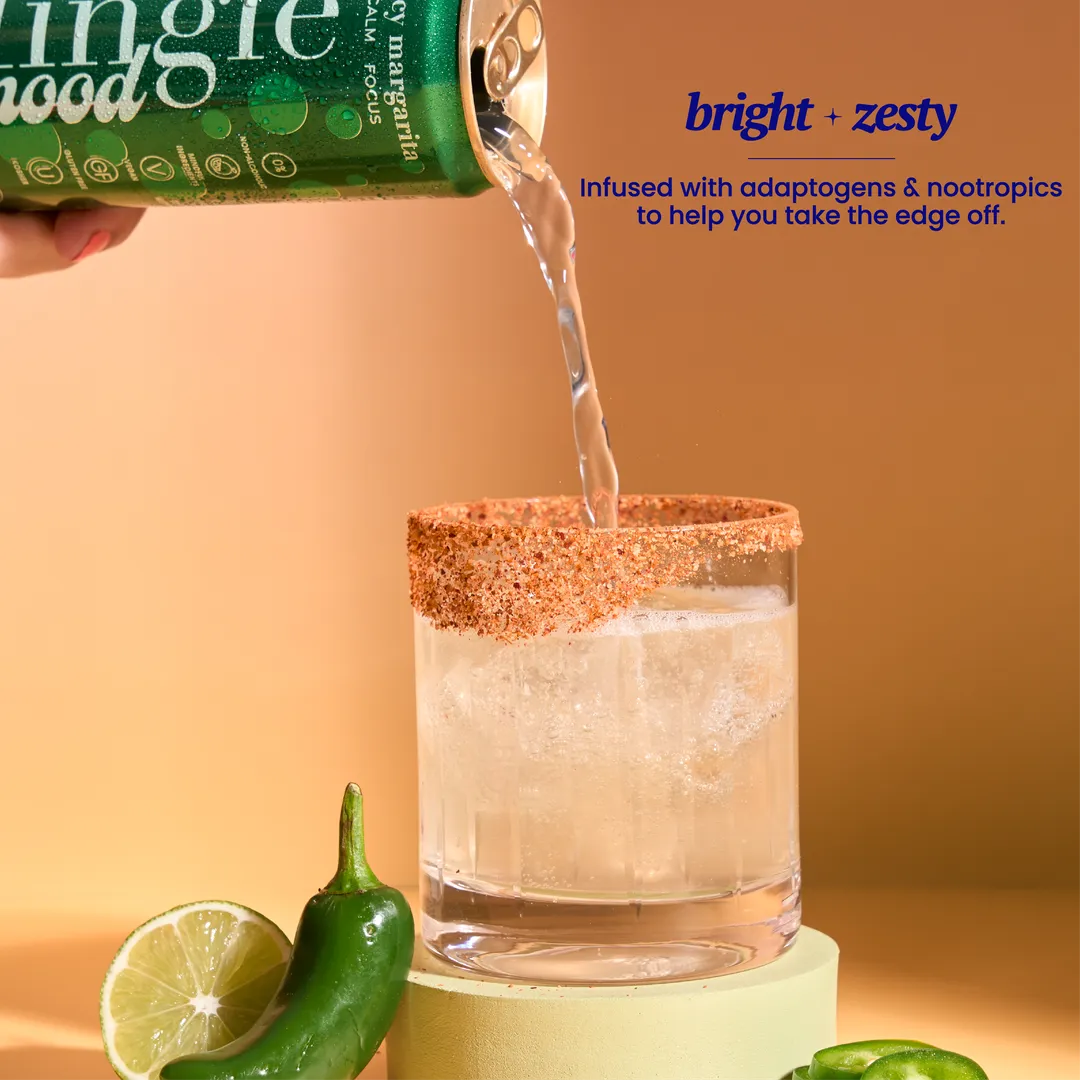 Subtly Spicy Margarita Sparking Functional Beverage 24 pack