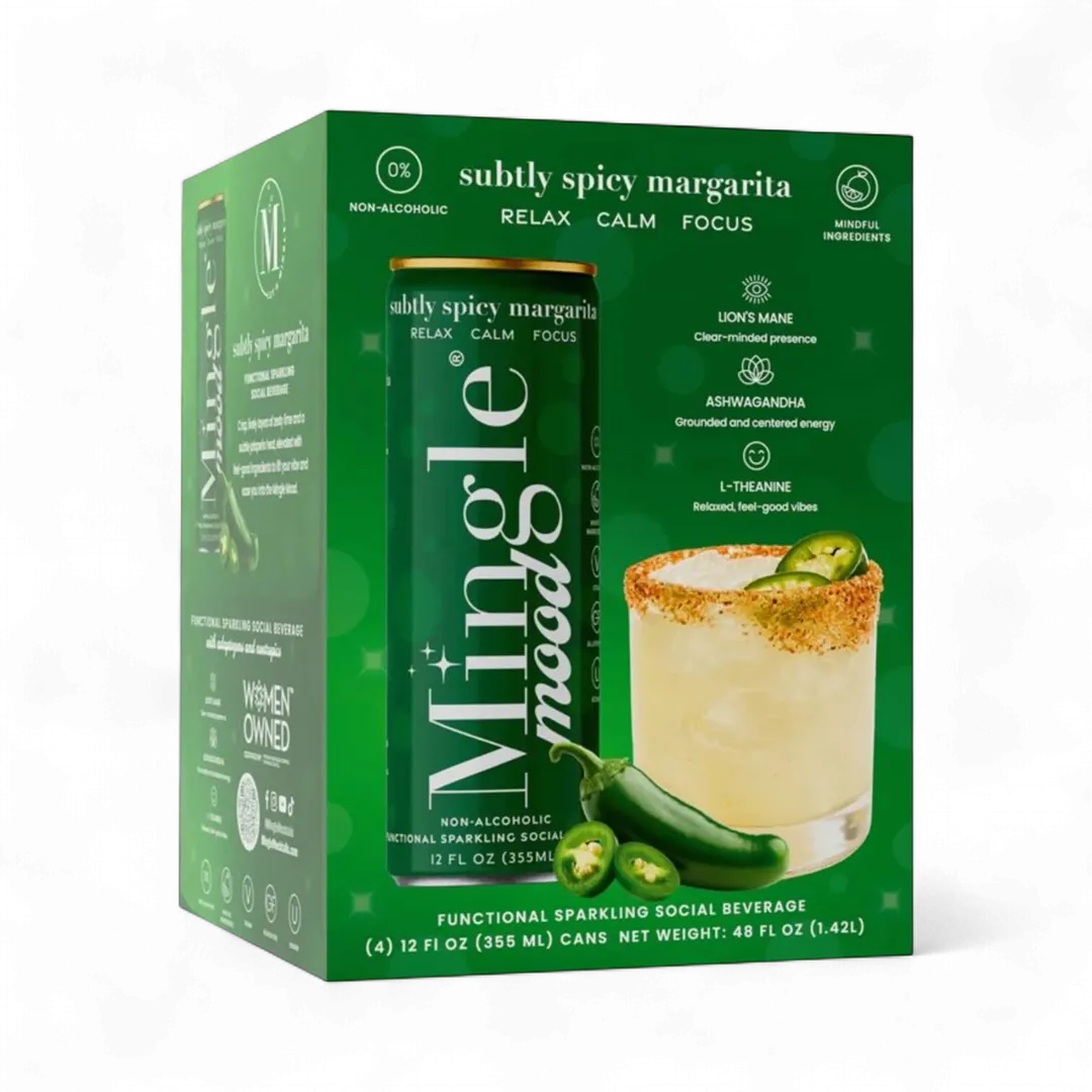 Subtly Spicy Margarita Sparking Functional Beverage 24 pack