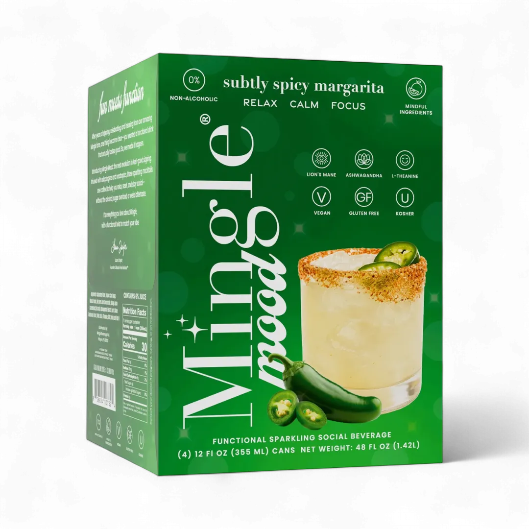 Subtly Spicy Margarita Sparking Functional Beverage 24 pack