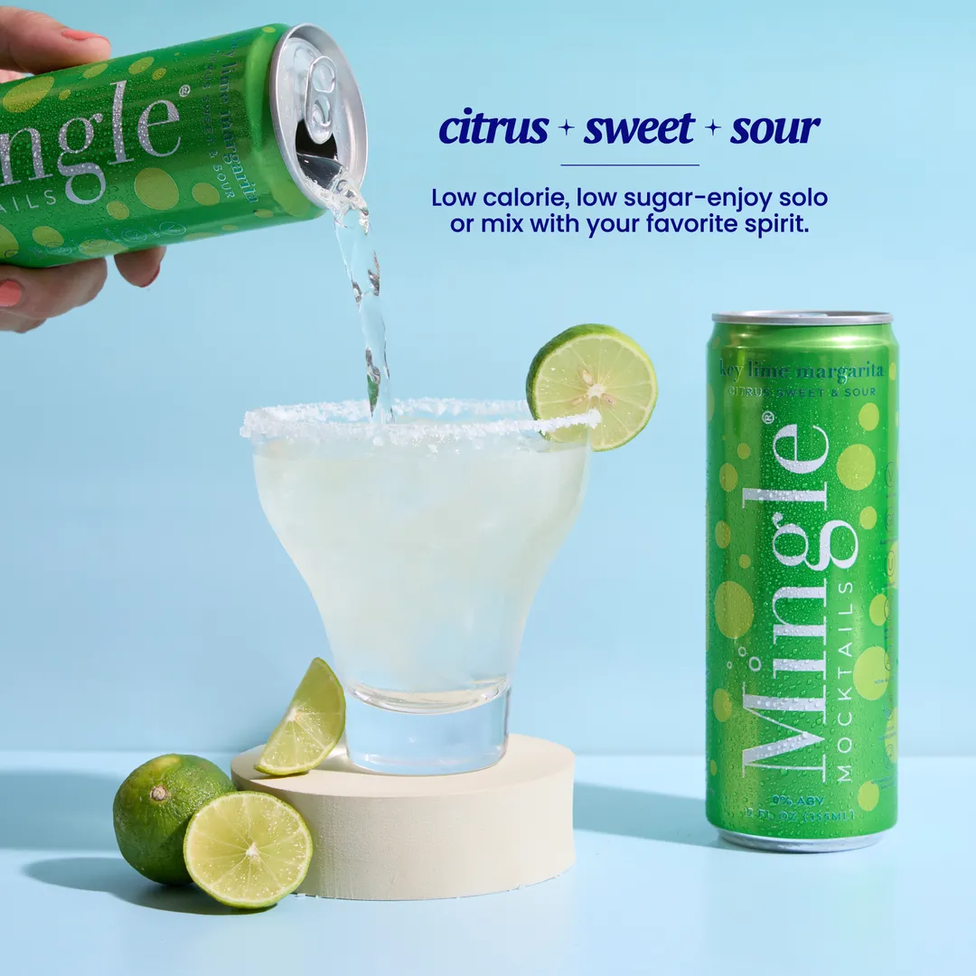 Mingle Mocktails Key Lime Margarita, Cans 24-pack (12oz)