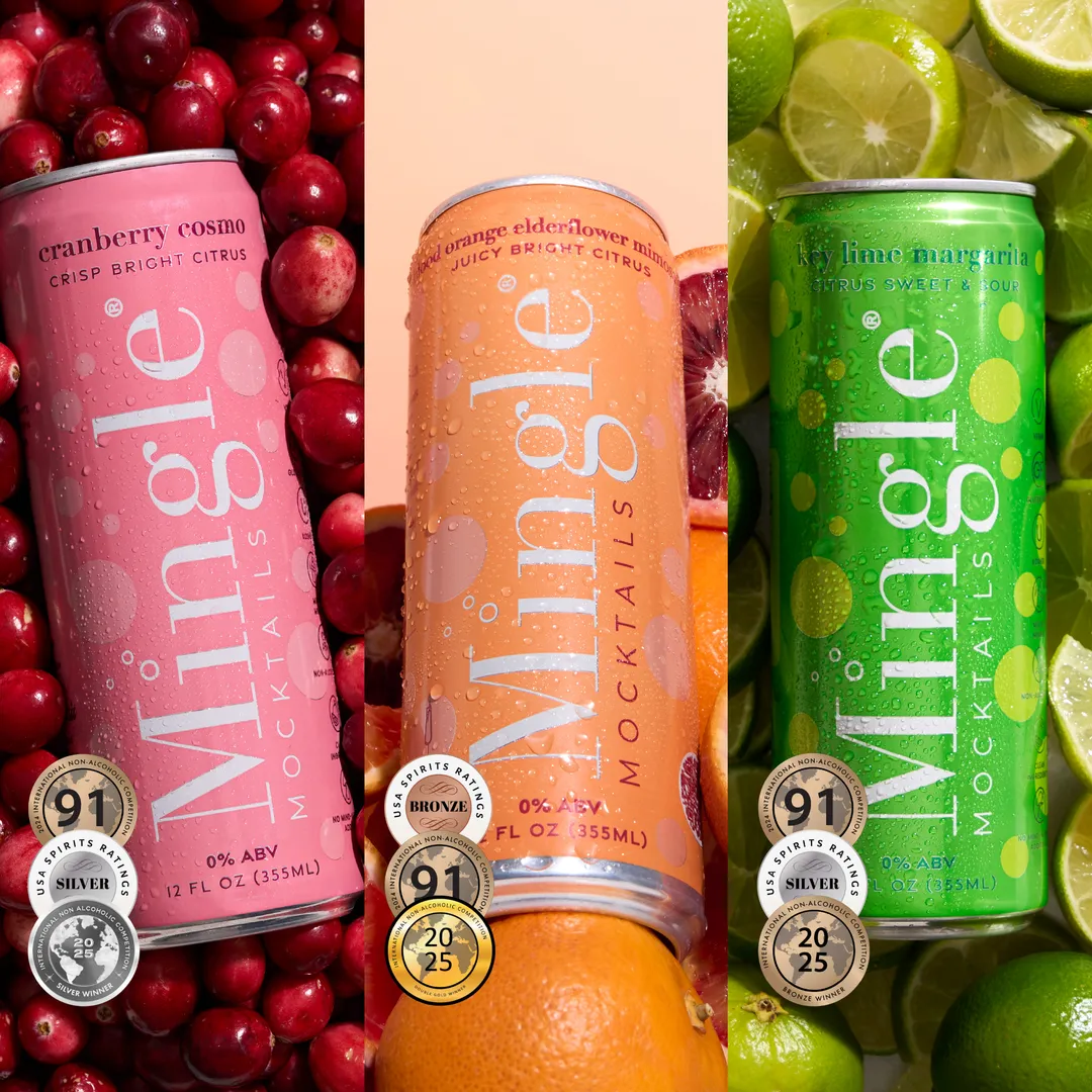 Mingle Mocktails Party Pack, Variety Cans 24-Pack (12oz)