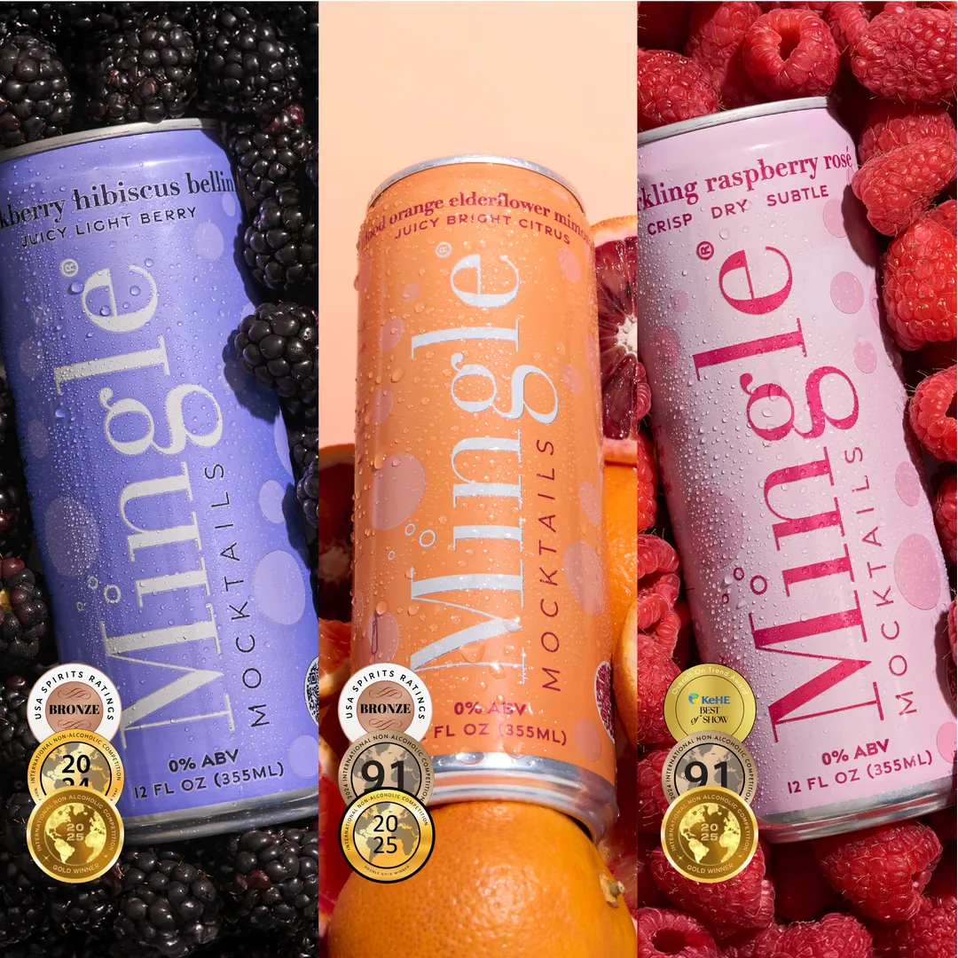 Mingle Mocktails Sparkler Pack, Variety Cans 24-pack (12oz)