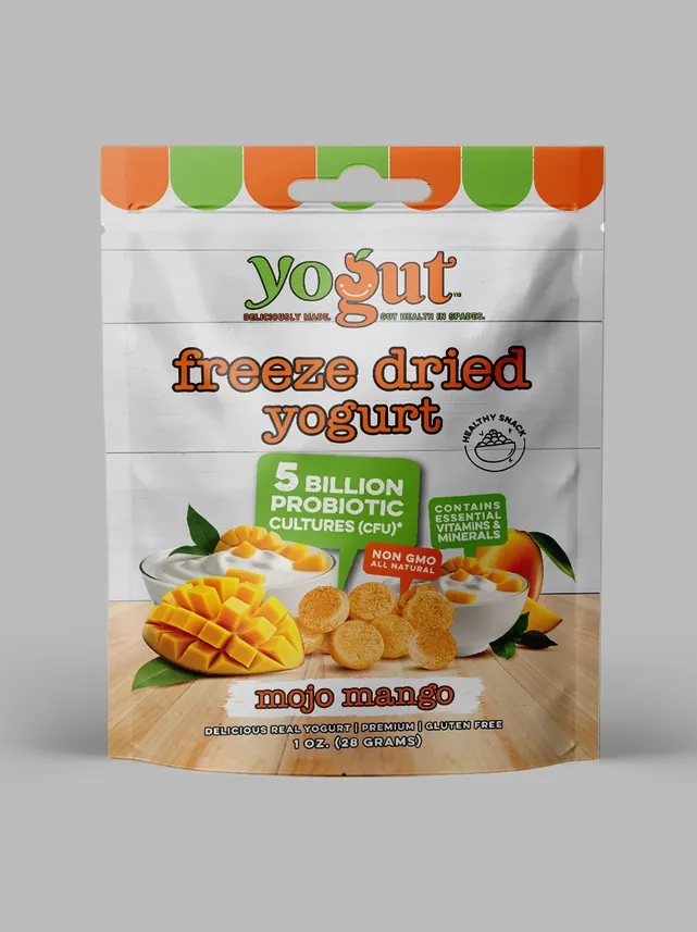 Mojo Mango Yogut Freeze Dried Ygt 5B Probiotics 6x1oz