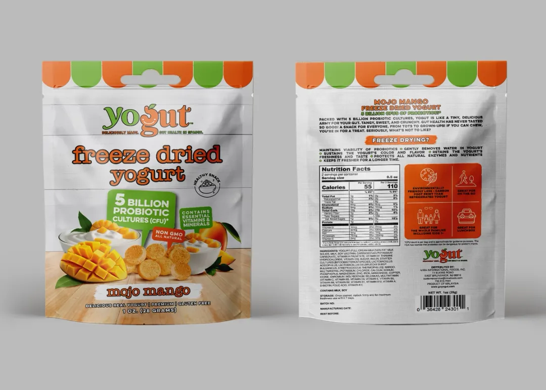 Mojo Mango Yogut Freeze Dried Ygt 5B Probiotics 6x1oz