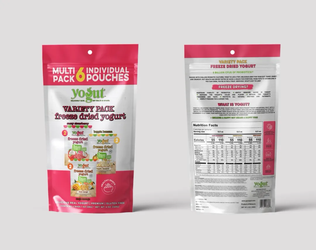 Variety Yogut Freeze Dried Ygt 5B Probiotics 6x1oz