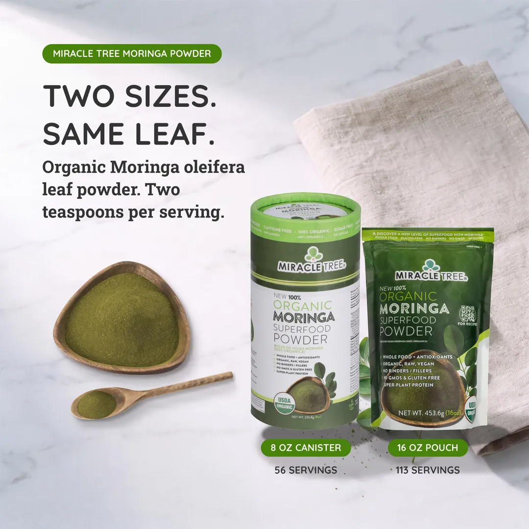 8 oz Organic Moringa Powder