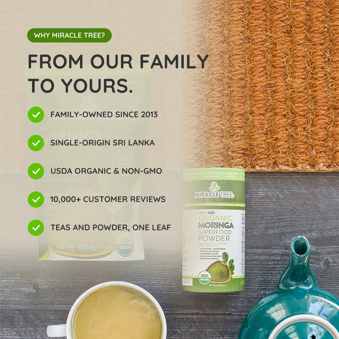 8 oz Organic Moringa Powder