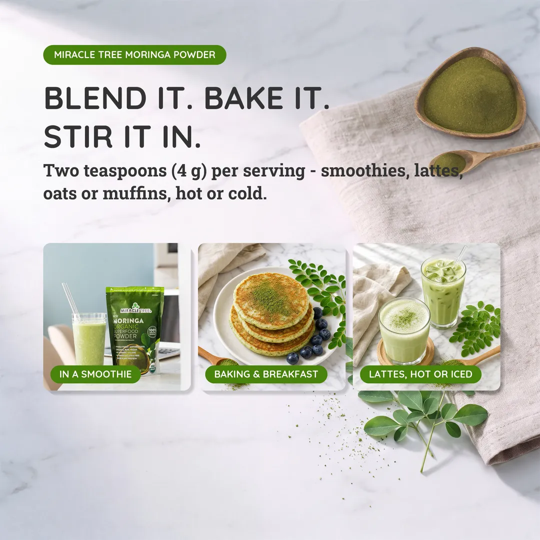 8 oz Organic Moringa Powder