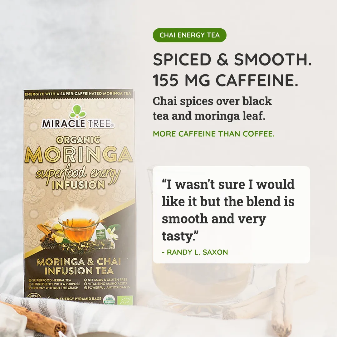 Moringa Energy Tea: Chai