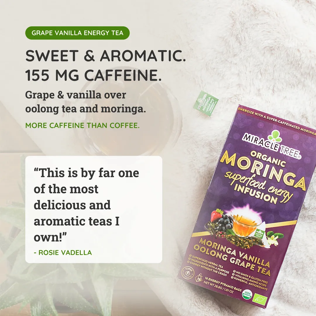 Moringa Energy Tea: Grape Vanilla