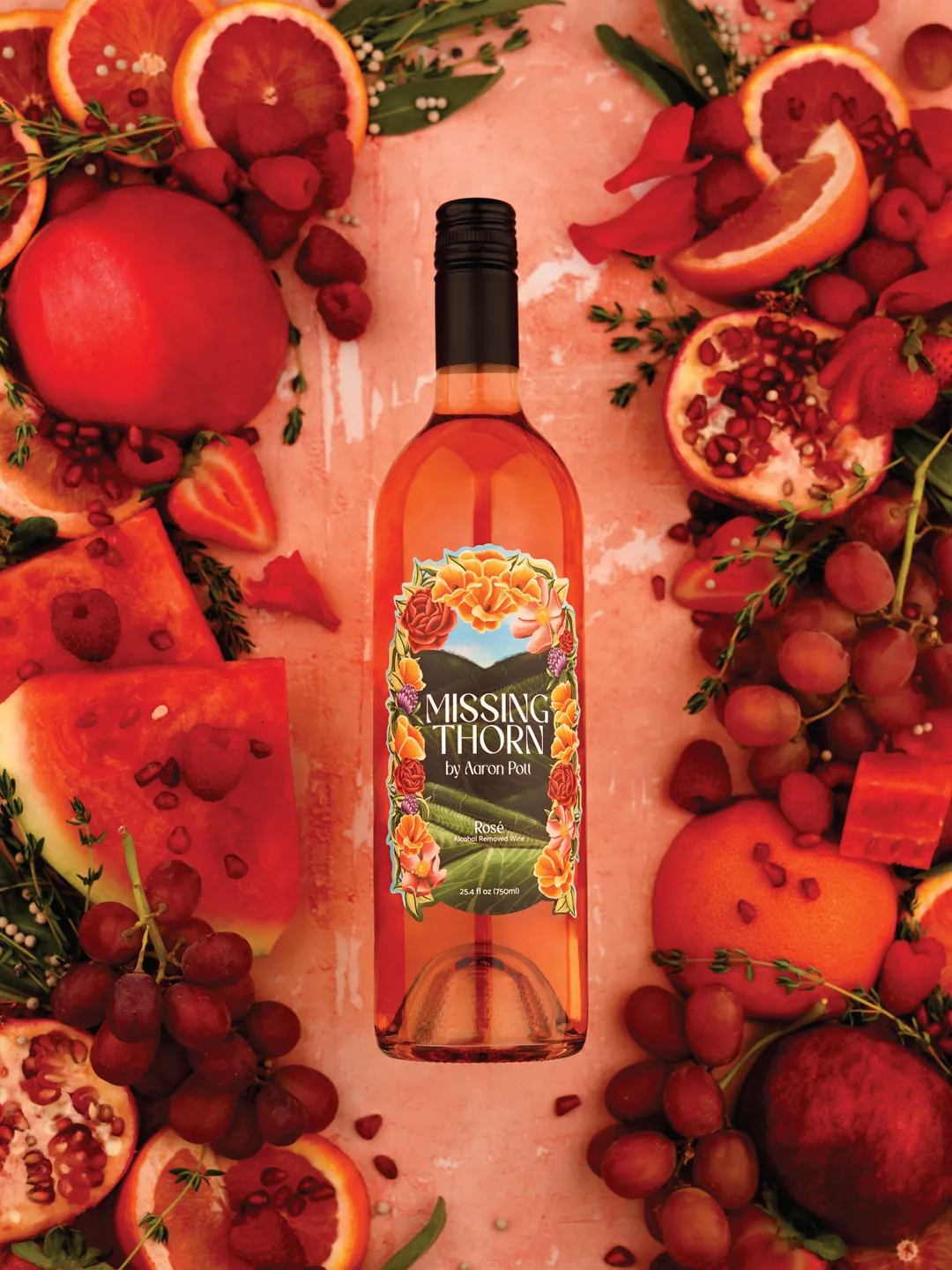 Missing Thorn Alcohol Removed Rosé Wine