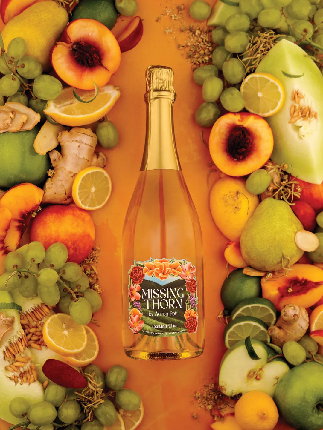 Missing Thorn Alcohol Removed Sparkling White Wine