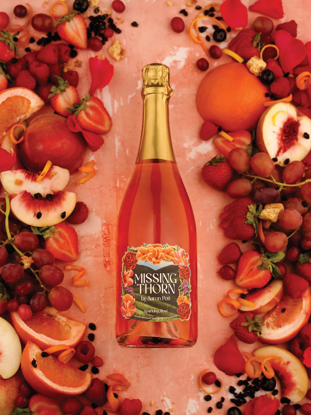 Missing Thorn Alcohol Removed Sparkling Rosé Wine