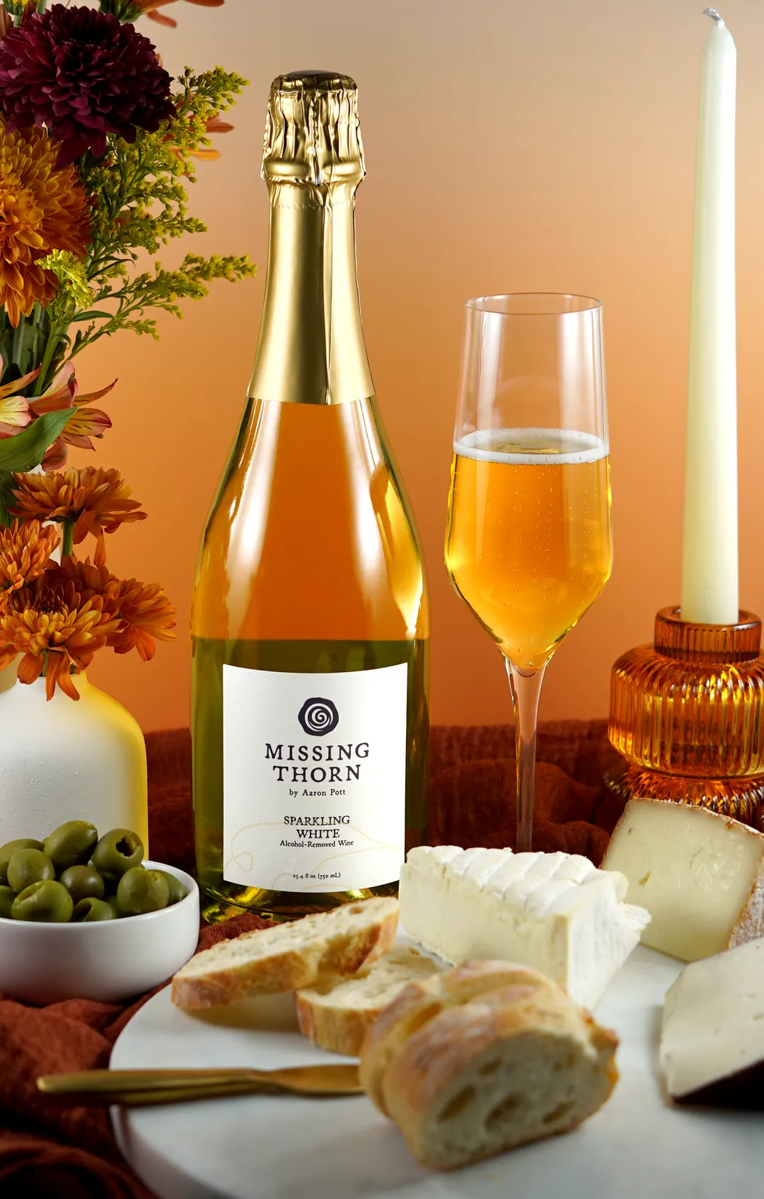 Missing Thorn Alcohol Removed Sparkling White Wine