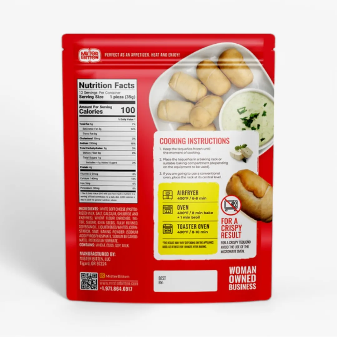 12 PREMIUM FROZEN PRECOOKED CHEESE STICKS
