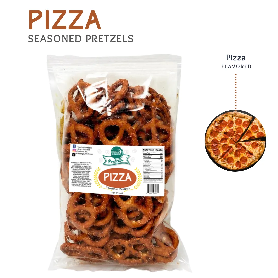 Mitten Gourmet Pretzels Pizza 6oz