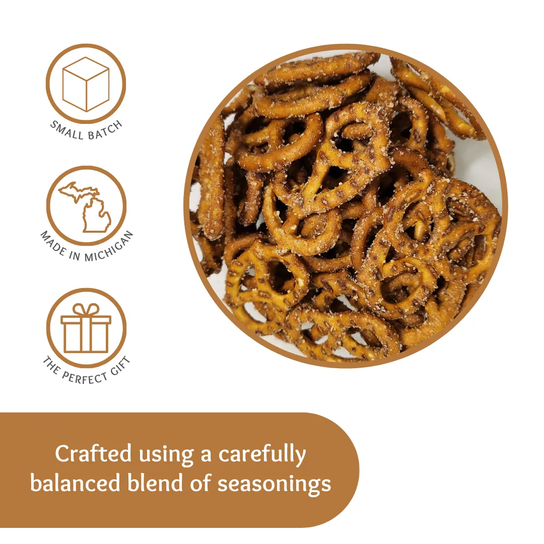 Mitten Gourmet Pretzels Cinnamon Sugar 6oz