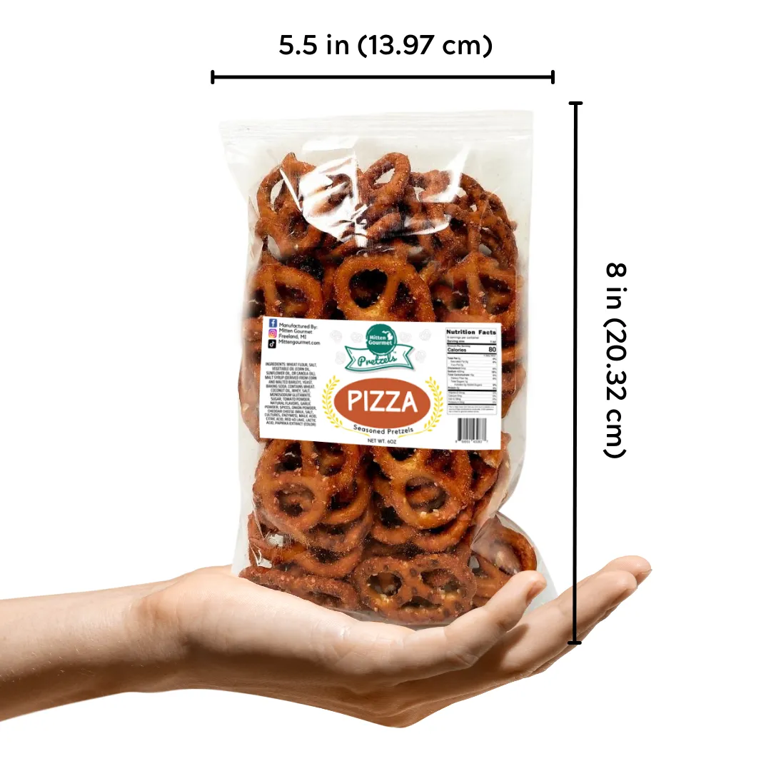 Mitten Gourmet Pretzels Pizza 6oz