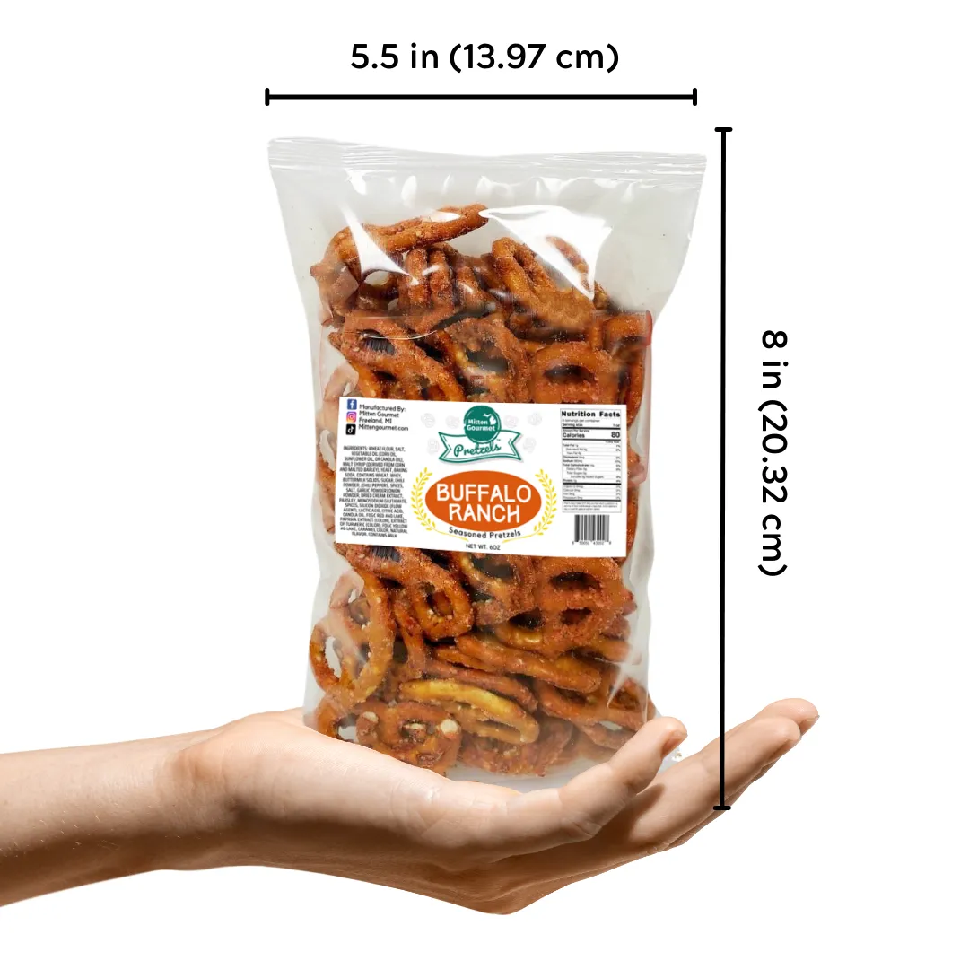 Mitten Gourmet Pretzels Buffalo Ranch 6oz
