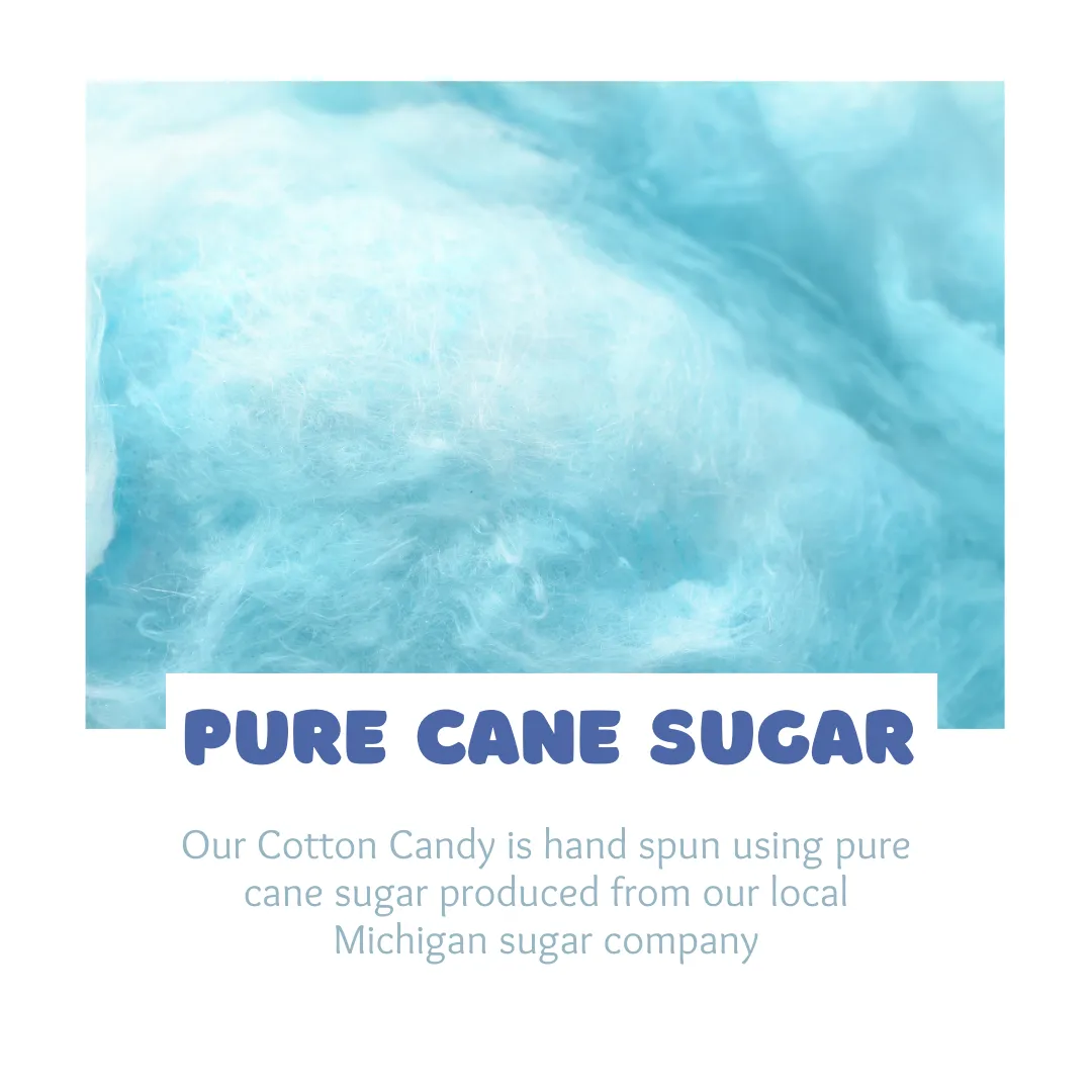 Candy Overload Blue Raz Cotton Candy - Case of 10