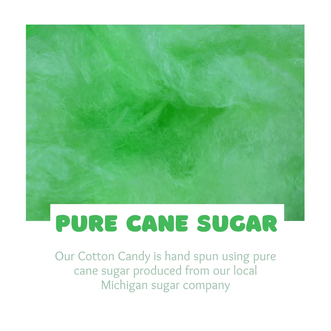 Candy Overload Green Apple Cotton Candy - Case of 10