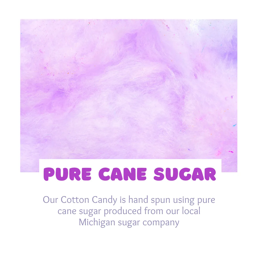 Candy Overload Grape Cotton Candy - Case of 10