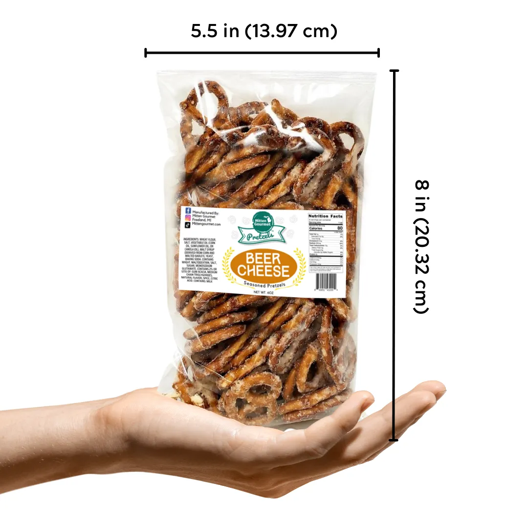 Mitten Gourmet Pretzels Beer Cheese 6oz