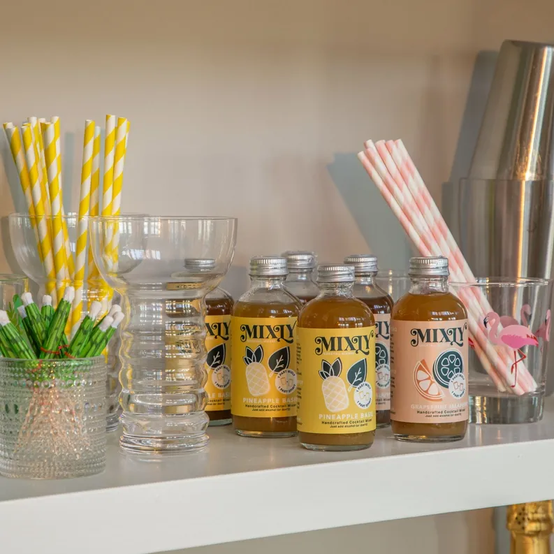 Pineapple Basil 4oz - Cocktail / Mocktail Beverage Mixer