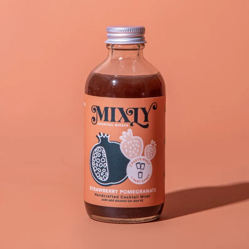 Strawberry Pomegranate 4oz - Cocktail / Mocktail Mixers
