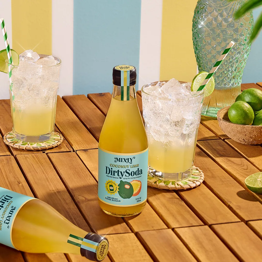 Coconut Lime Dirty Soda Syrup