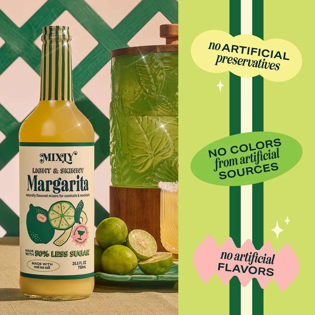 Light & Skinny Margarita Cocktail & Mocktail Mixer 