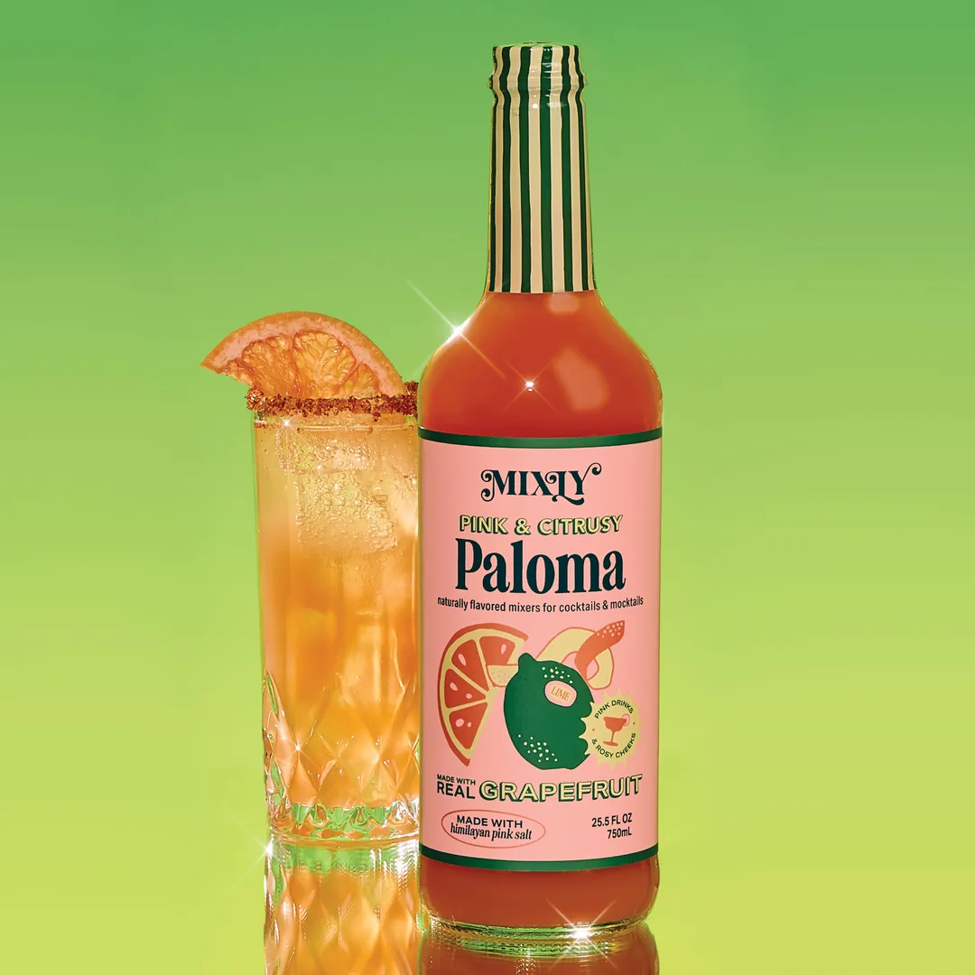 Pink & Citrusy Paloma Cocktail & Mocktail Mixer