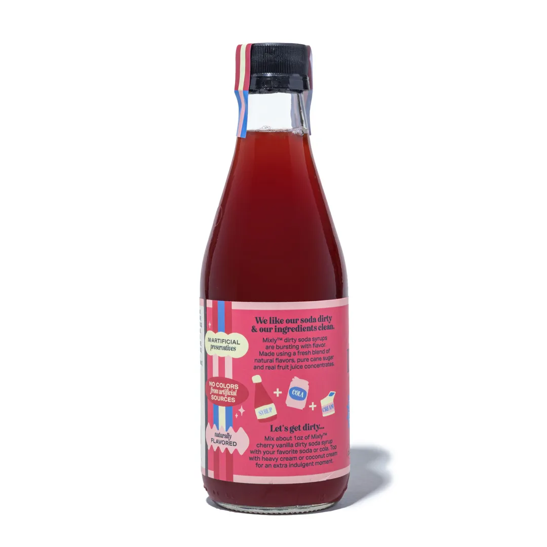 Cherry Vanilla Dirty Soda Syrup