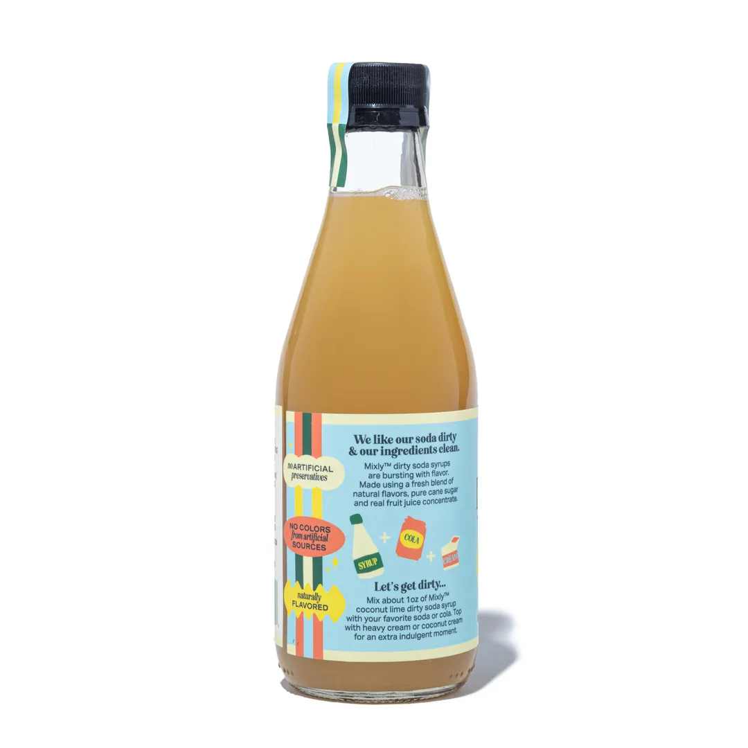 Coconut Lime Dirty Soda Syrup