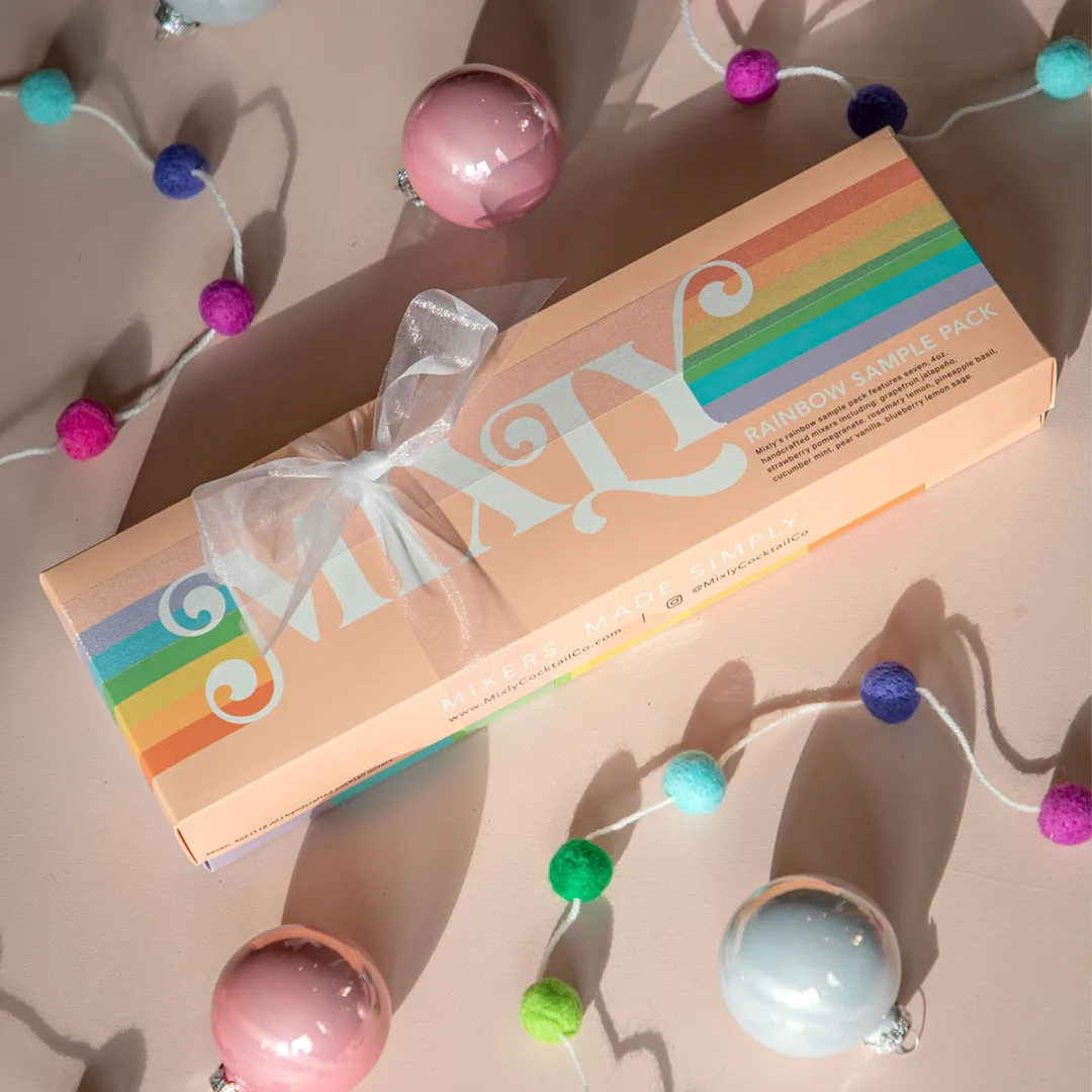 Rainbow Mixer Set and Cocktail Gift Kit
